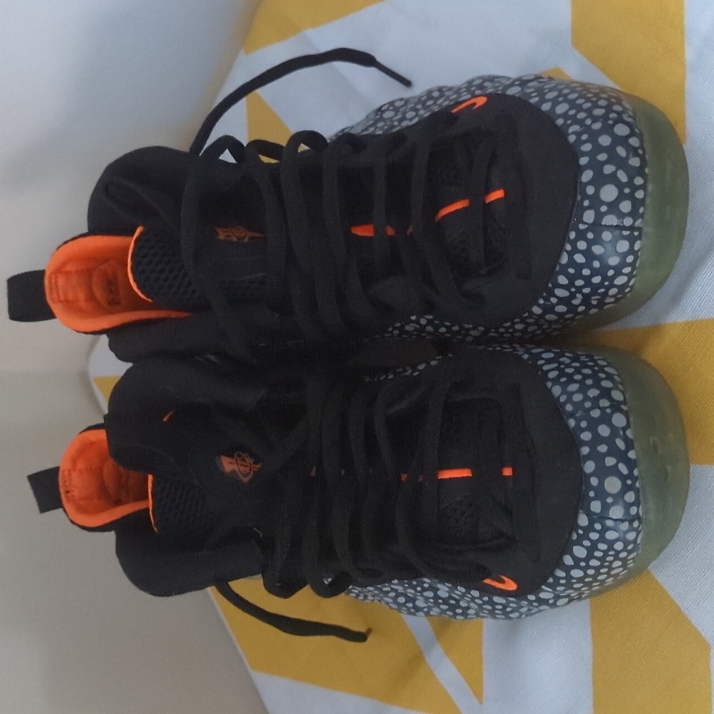 Nike Air Foamposite One “Safari” Polka Dot/ Black/orange